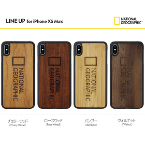 National Geographic iPhone XS Max用ケース Nature Wood ウォルナット NG14148I65-イメージ4