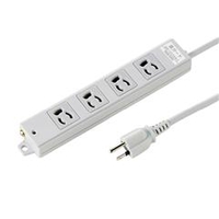 サンワサプライ 工事物件雷ガードタップ（3P・4個口・3m） TAP-K4SP-3