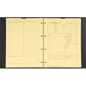 日本法令 個人別人事記録パック兼労働者名簿 F818548-イメージ2