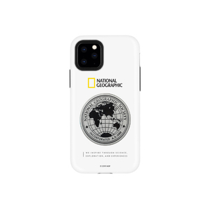 National Geographic iPhone 11 Pro用ケース Global Seal Metal-Deco Case ホワイト NG17149I58R-イメージ1