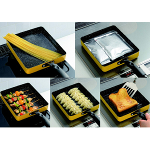 カクセー IH対応 ダンデライパン>スクエア 22×19cm 蓋付き イエロー DL03IHﾀﾞﾝﾃﾞﾗｲﾊﾟﾝｽｸｴｱﾌﾀﾂｷ-イメージ4