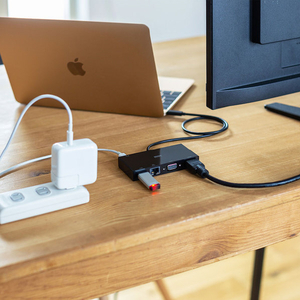 サンワサプライ USB Type-Cモバイルドッキングステーション USB-3TCH30BK-イメージ8