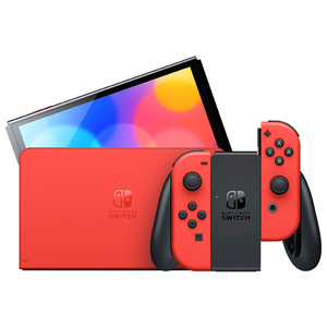 任天堂 Nintendo Switch(有機ELモデル) マリオレッド HEGSRAAAA-イメージ3