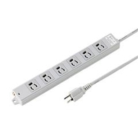 サンワサプライ 工事物件雷ガードタップ（3P・6個口・3m） TAP-K6SP-3