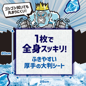 白元アース アイスノン ICEKING 極冷え ボディシート ミントの香り 30枚 FCG941V-イメージ5