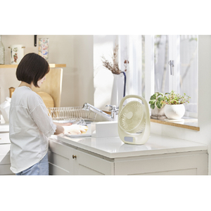 ドウシシャ ポータブルファン e angle select アイボリー FBEA-160BE5IV-イメージ3