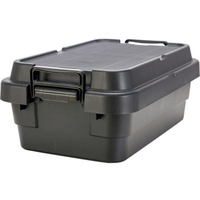 トラスコ中山 TRUSCO/トランクカーゴ フラット天板仕様 浅型 30L 黒BLKCFL-50 FC391XG-3521975