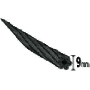 トラスコ中山 Wスリング Bタイプ 片端シンブル入り 9mm×1m FC697GW-2869497-イメージ4
