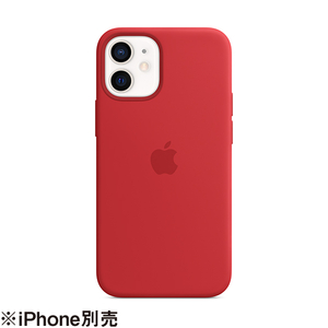 Apple MHKW3FEA MagSafe対応iPhone 12 miniシリコーンケース レッド 