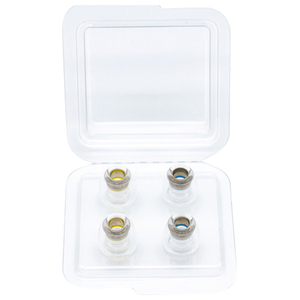 日本ディックス イヤーピース(M/MSサイズ・各1ペア) COREIR -コレイル- BRASS Yellow/Blue PTM01-M-MS-イメージ1