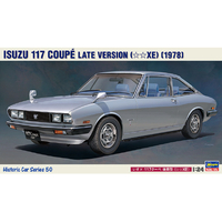 ハセガワ 1/24 いすゞ 117クーペ 後期型(☆☆XE) HC50ｲｽｽﾞ117ｸ-ﾍﾟｺｳｷXE