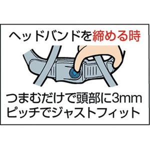 トラスコ中山 ヘルメット 高通気性型 ブルー FC445EK-2871688-イメージ3