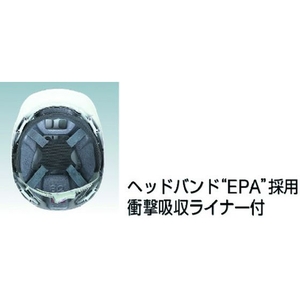 トラスコ中山 ヘルメット 高通気性型 ブルー FC445EK-2871688-イメージ5