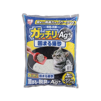 アイリスオーヤマ ガッチリ固まる猫砂 Ag+ 8L FCE452S-GN-8