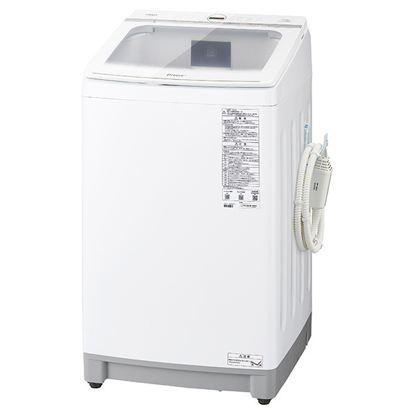 AQUA 10．0kgインバーター全自動洗濯機 Prette(プレッテ) ホワイト AQW-VX10R(W) スピンバブル洗浄