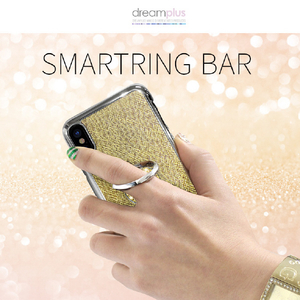 dreamplus iPhone XS/X用ケース SmartRing Bar ゴールド DP10150I8-イメージ2