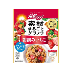 日本ケロッグ 素材まるごとグラノラ 朝摘みいちご 430g FCB354G-イメージ1