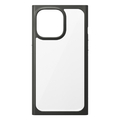 PGA iPhone 13 Pro用ガラスタフケース(スクエア) ブラック PG-21NGT05BK