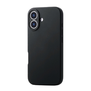エレコム iPhone17用ハイブリッドケース シリコン MAGKEEP ブラック PM-A25AHVSCMGBK-イメージ2