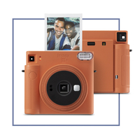 富士フイルム INSSQ1ORANGE インスタントカメラ チェキ instax SQUARE