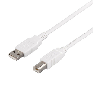 BUFFALO USB2．0対応USBケーブル(5m) ホワイト BSUAB250WHA-イメージ1