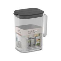 アスベル 棚に収まる 冷水筒 1.2L SP-121 ブラック FCF314N-A8055