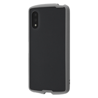レイアウト Xperia Ace II用ハイブリッドケース Puffull Matte Black グレー RT-RXPAM2BS14/GR