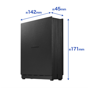 I・Oデータ 1ドライブNAS(ネットワークHDD) 8TB HDL1-LE08NB-イメージ2