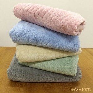 日繊商工 Fuwamoco Marche 吸水美神 キッズからショートヘア用(2枚セット) ピンク/ブルー ｷﾕｳｽｲﾋﾞｼﾞﾝｺﾝﾊﾟｸﾄﾀｵﾙ2Pｾﾂﾄ-イメージ2