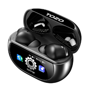 TOZO ノイズキャンセリング完全ワイヤレスイヤホン AeroSound6 Pro ブラック TZ-T11127BK-イメージ3