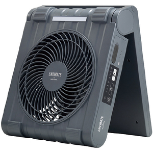 機能が追加され進化したソーラーパワーファン。 ●背面に搭載されたソーラーパネルで発電。 ●タフネスな強化バンパー。 ●インフォメーションライト(常夜灯・警告灯)。 ●前ガードがネジなしで外せてお手入れ