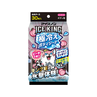 白元アース アイスノン ICEKING 極冷え ボディシート ピーチの香り 30枚 FCG942V