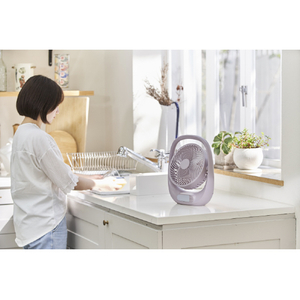 ドウシシャ ポータブルファン e angle select グレー FBEA-160BE5GY-イメージ3