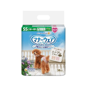 ユニ・チャーム マナーウェア 女の子用 SS モーヴピンクドット・ピンクチェック 38枚 FCF568N-イメージ1
