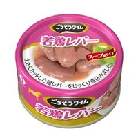 ペットライン ごちそうタイム 若鶏レバー 80G ｺﾞﾁｿｳTｺﾜｶﾄﾞﾘﾚﾊﾞ-80G