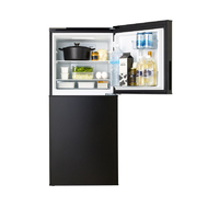 ツインバード HR-F915B 【右開き】146L 2ドア冷蔵庫 ブラック