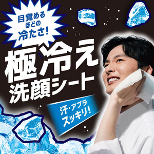白元アース アイスノン ICEKING 極冷え 洗顔シート 無香料 20枚×2個入 FCG943V-イメージ3