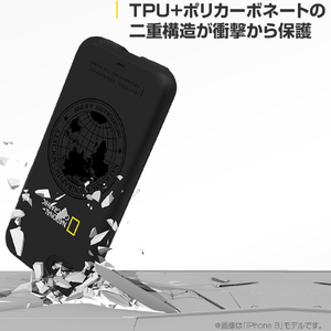 National Geographic iPhone XS Max用130th Anniversary case Double Protective ブラック NG14152I65-イメージ6