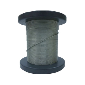 大阪コートロープ SUSワイヤロープ1.00mm 7×7 50m巻コート無 189.21.00±0.03 FC185FS-8185455-イメージ1