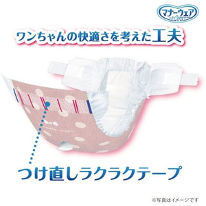 ユニ・チャーム マナーウェア 女の子用 S モーヴピンクドット・ピンクチェック 36枚 FCF569N-イメージ5