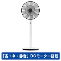 バルミューダ DCモーター搭載リビング扇風機 The Green Fan ホワイト×ブラック EGF-1800-WK