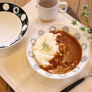 moz 美濃焼カレー皿ペアセット EFLC34ﾐﾉｳﾔｷｶﾚ-ｻﾗﾍﾟｱ-イメージ5