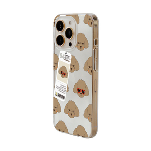 Dparks iPhone 14 Pro用ソフトクリアケース poodle DS24152I14P-イメージ2