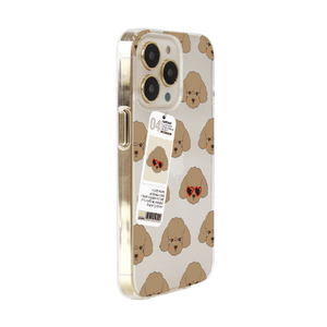 Dparks iPhone 14 Pro用ソフトクリアケース poodle DS24152I14P-イメージ3