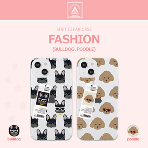 Dparks iPhone 14 Pro用ソフトクリアケース poodle DS24152I14P-イメージ5