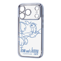 レイ・アウト iPhone 18 Pro用/ 17 Pro用 / トムとジェリー / ソフトケース 精密設計 フレームメッキ / トム_メタリック RC-WP58PFC2LA/TJ53