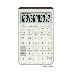 カシオ デザイン電卓Comfyムーミンコラボ電卓 オフホワイト JT-200TMM-WE-N-イメージ1
