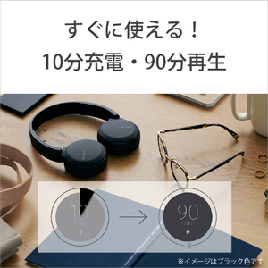 SONY ワイヤレスステレオヘッドセット ブルー WH-CH510 L-イメージ4