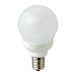 エルパ 40W形・E17口金 電球形蛍光灯 昼光色 8W電球タイプ 1個入り elpaball EFA10ED/8-E17-A141-イメージ2