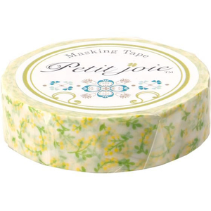 ニチバン Petit joie マスキングテープ ミモザ 15mm×18m FCF576T-PJMT-15S070-イメージ1